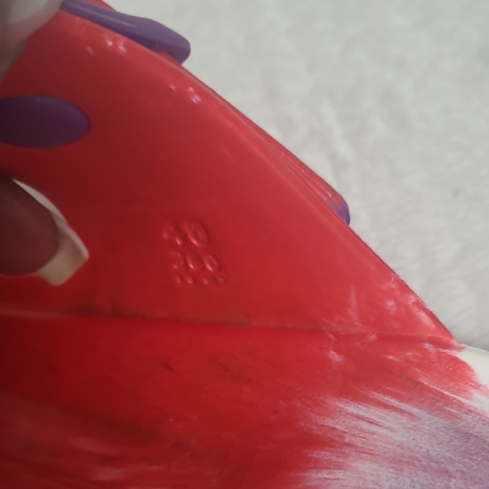 Birkenstock Red and Purple Sandals with Contoured Footbed - Picture 4 of 8